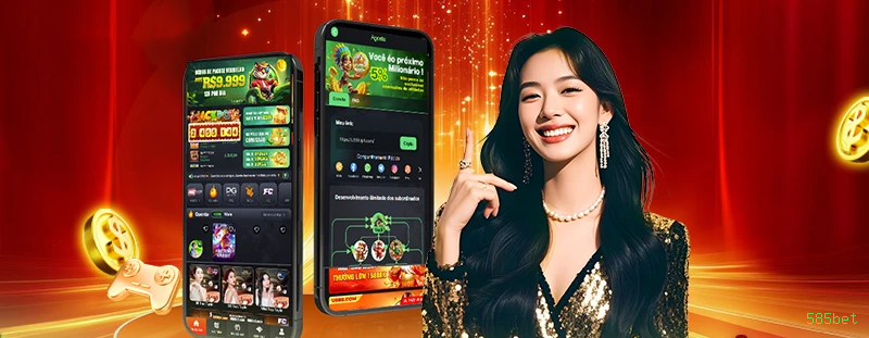 Aplicativo móvel 585bet para iOS e Android